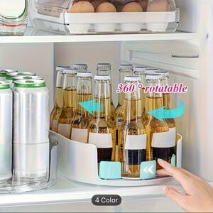 3-piece organizer 360° Rotatable Bottle Organizer